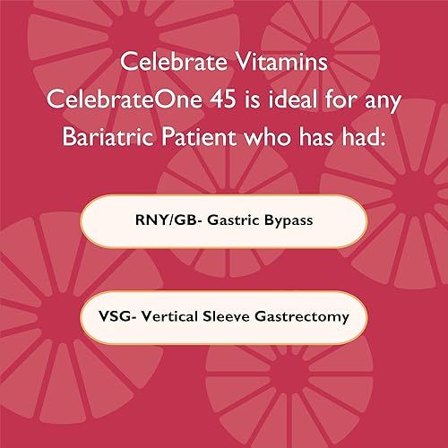 Miniatura 5 de Celebrate Vitamins CelebrateONE 45 multivitamínico bariátrico One A Day con hierro masticables, 45 mg de hierro, cereza de medianoche, 90 unidades