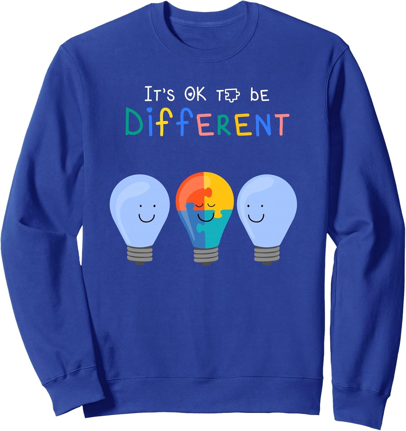 Autism Awareness It's ok to be Different Autism Awareness Sweatshirt