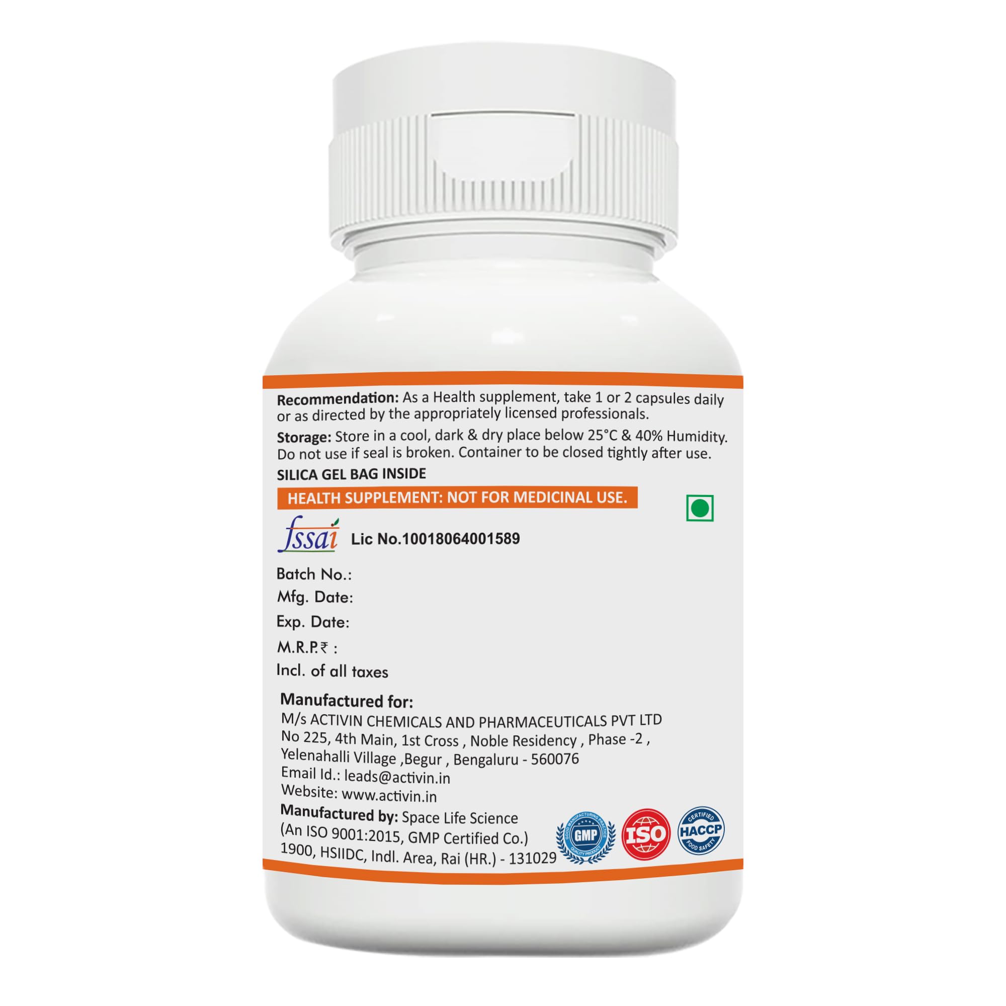 Activin Quercetin 500mg, Antioxidant Supplement, 60 Veg Capsules, Immune Support, Anti-Allergy, Supports Energy, Heart Health, Gluten Free, Non-GMO For Men And Women 1