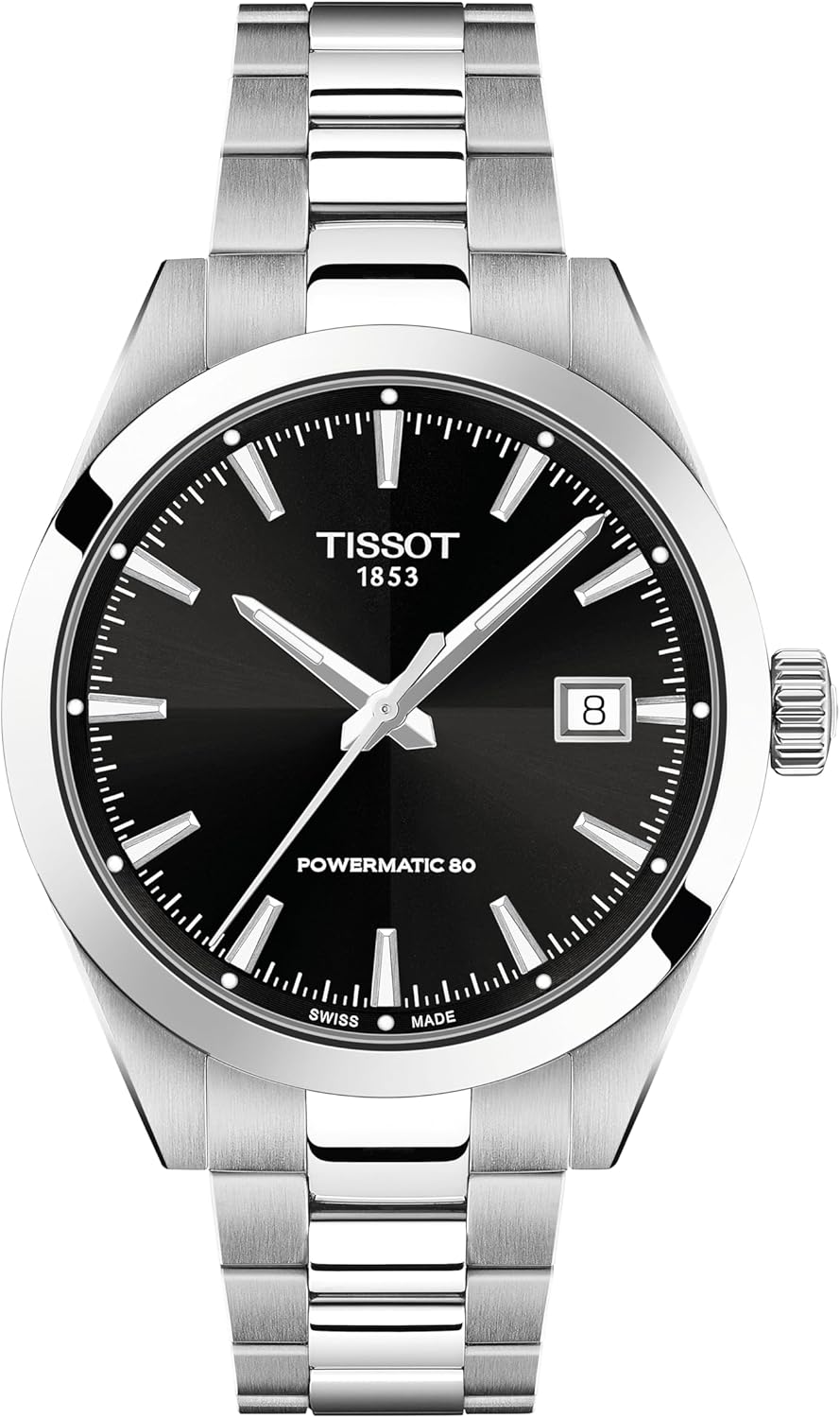 Tissot Gentleman 38mm, Swiss Automatic Watch for Men,