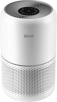 LEVOIT Air Purifiers for Home, Smart WiFi Alexa Control & Air Purifier for Home Allergies Pets Hair in Bedroom, H13 True HEPA Filter, 24db Filtration System Cleaner Odor Eliminators, White