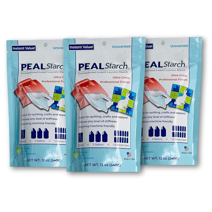 Buy Liquid Starch Concentrate Peal Starch 12oz Pouch Instant Mix