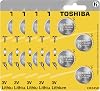 Toshiba CR2450 3 Volt Lithium Coin Battery 20 Batteries