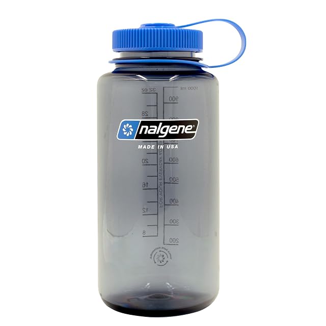 Nalgene Sustain Tritan BPA-Free Water Bottle Made with Material Derived from 50 Plastic Waste 32 OZ Wide Mouth