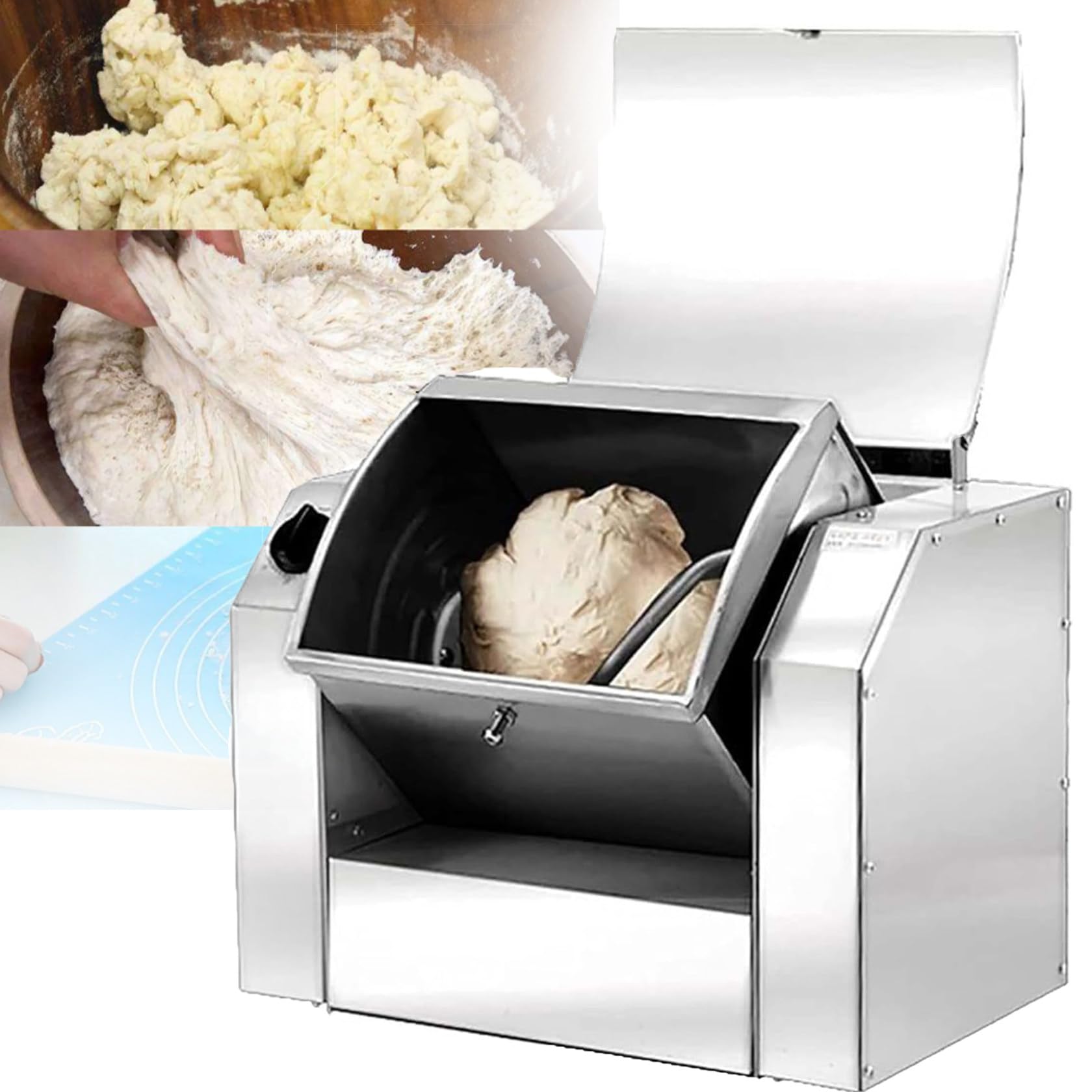 Impastatrice Professionale Per Farina Con Capacità Di 3/5 Kg Per Pasta, Impastatrice Elettrica, Impastatrice Per Farina, Impastatrice Automatica Per Farina, Macchina Professionale 30-50 Kg/H,3kg