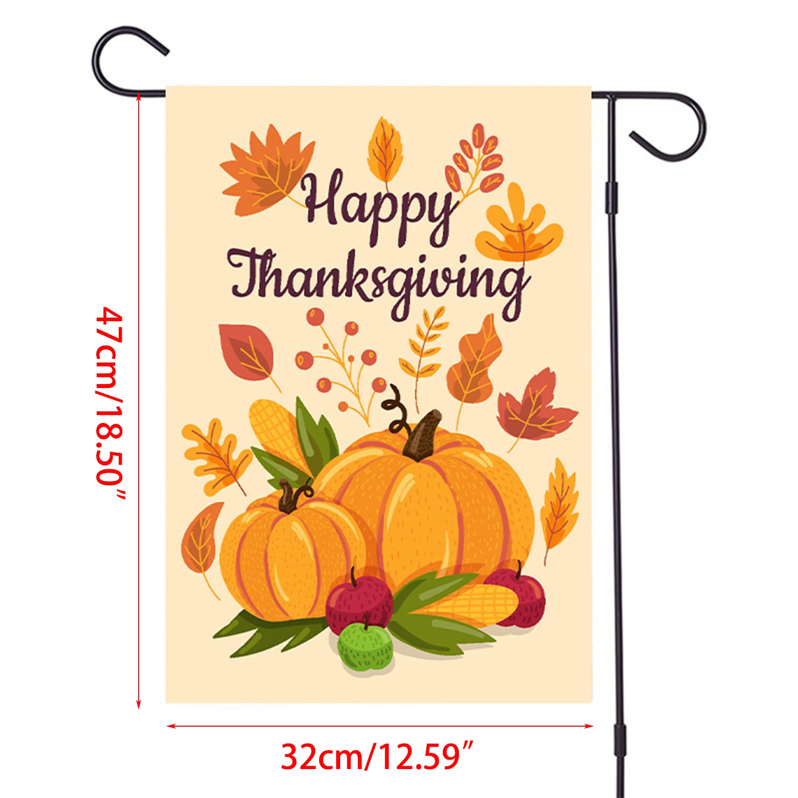 ERKOON Sackleinen-Banner „Thankful“ – Herbst- & Thanksgiving-Deko, Jute, Vorgefertigt | Rustikaler Stil
