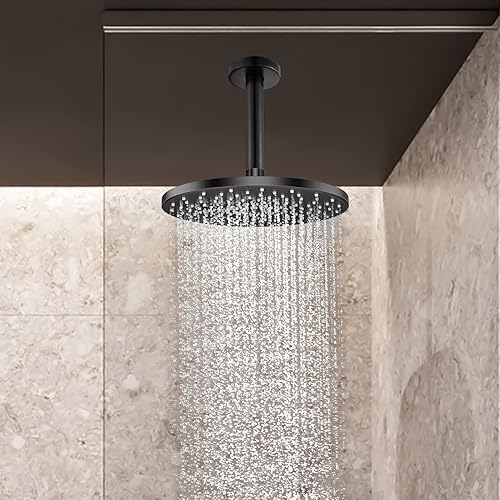 Miniatura 7 de RP61058-RB para brazo de ducha montado en la pared de techo antifugas de 6 pulgadas y brida para estándar americano, bronce veneciano