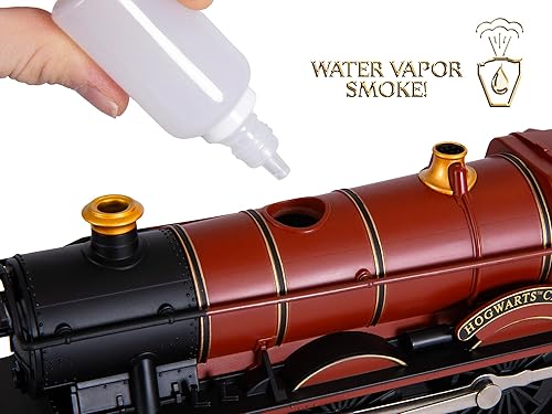 Miniatura 8 de Lionel Hogwarts Express Battery O Gauge - Juego de tren de juguete con control remoto, locomotora, vagones de tren y pista con sonidos auténticos de