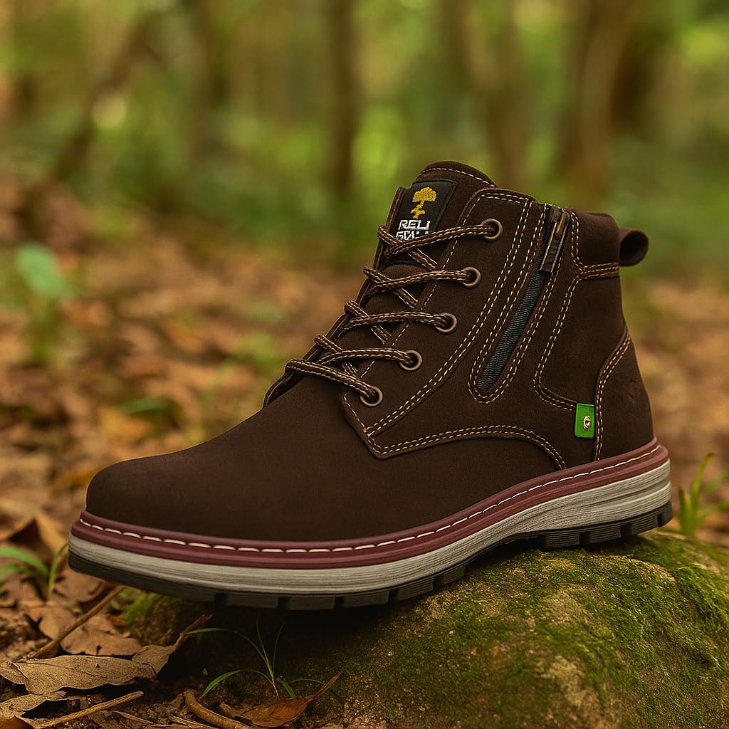 Bota Coturno Masculina Couro Marrom Cano Alto com Zíper Lateral Escalada Trilha em promoção! Veja a oferta e mais achadinhos de Botas & Coturnos Masculinos 5 Hoje é o melhor dia para comprar Bota Coturno Masculina Couro Marrom Cano Alto com Zíper Lateral Escalada Trilha com aquele preço maroto! Promoção! Aproveite a oferta! 5