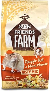 Supreme Tiny Friends Farm Reggie Rat and Mimi Mouse Tasty Mix 2lb