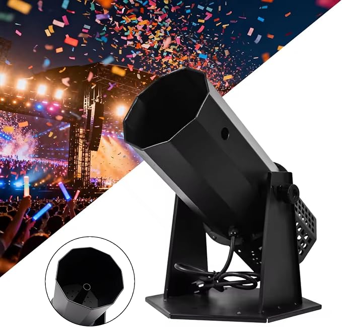 Máquina Eléctrica de Confeti Topteng 1500W miniatura 6