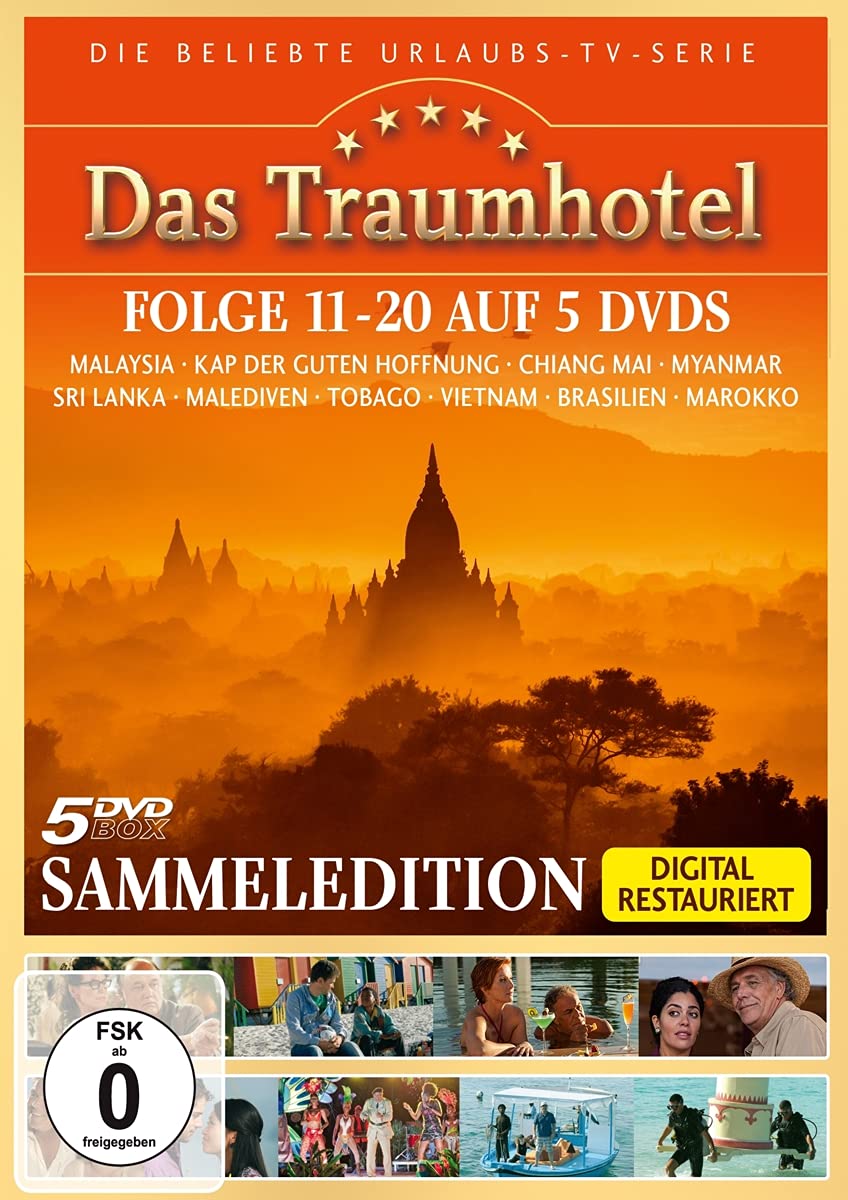Aprende alemán con Das Traumhotel en DVD: serie de televisión de 5 discos sobre viajes mundiales