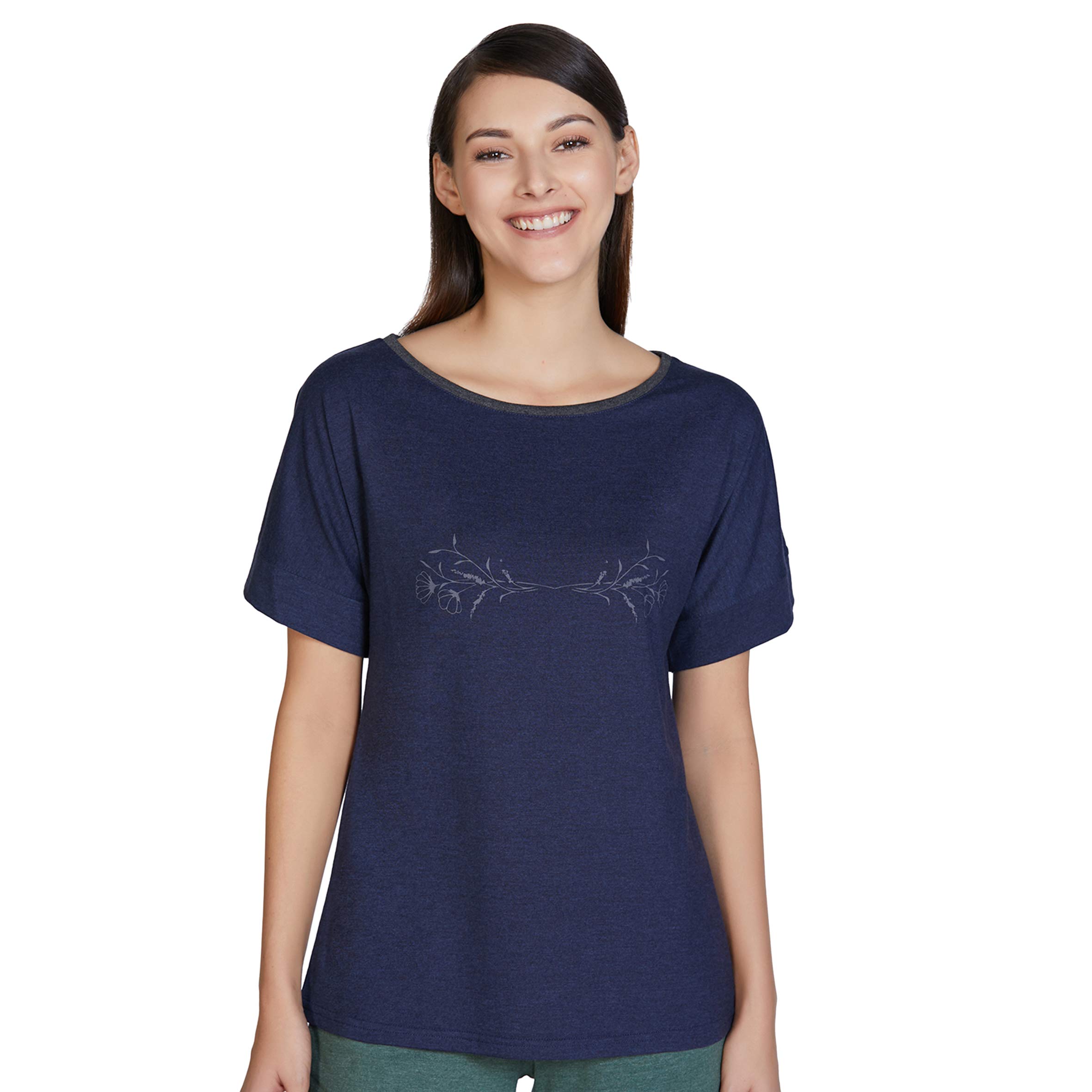 amante Women's Cotton Blend Sleep Tee-picture-14