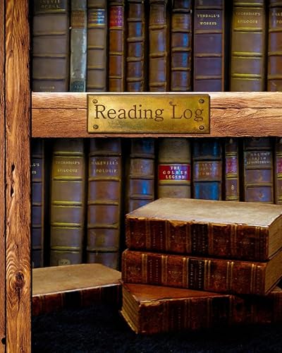 Reading Log: Gifts for Book Lovers / Reading Journal [ Softback * Large (8" x 10") * Antique Books * 100 Spacious Record Pages &amp; More... ] (Reading Logs &amp; Journals)