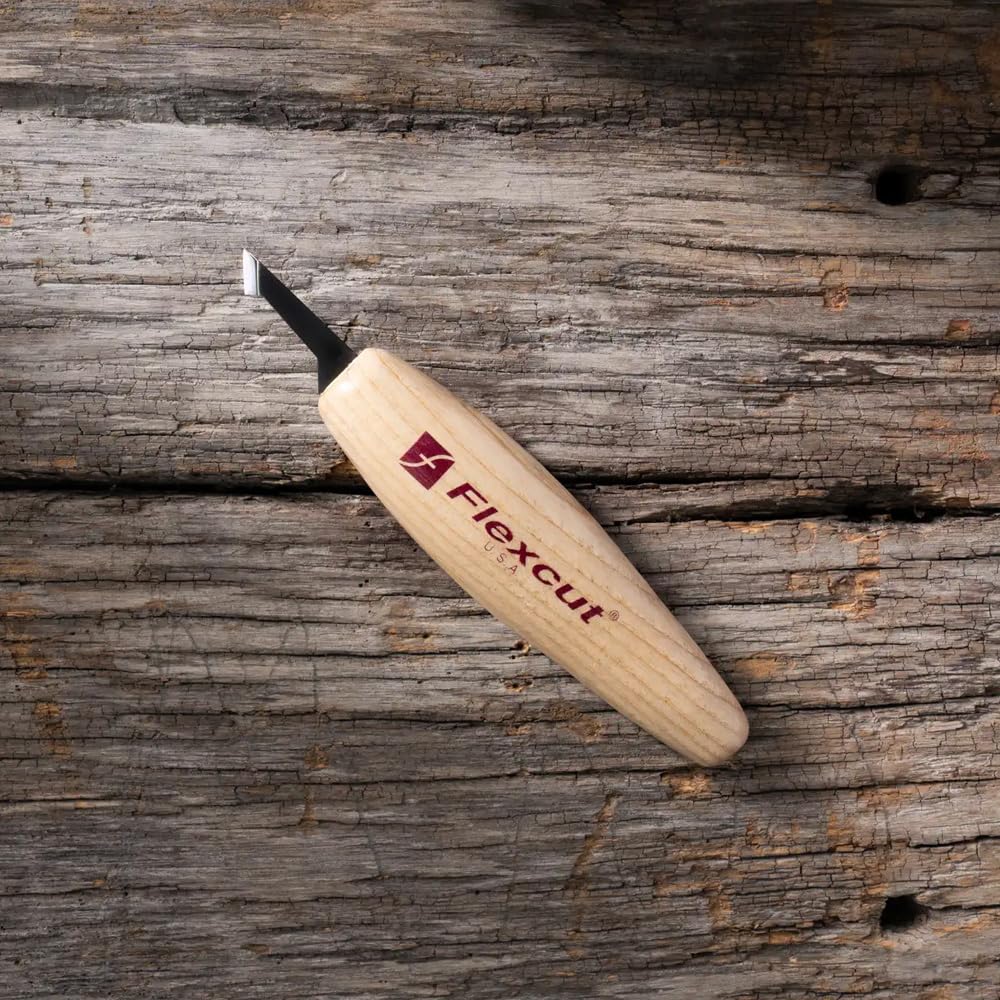 Flexcut FLEXKN31 Cuchillo a Lama Fissa,Unisex - Adultos, Multicolor, un tamaño