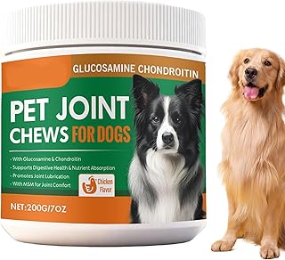 Hüfte Und Gelenk Nahrungsergänzung Für Hunde - Kautablette mit Nährstoffen 100 Stück - Gelenk Und Hüfte Unterstützung Für Hunde | Für Das Wohlbefinden Von Haustieren Zuhause Reise Tägliche Pflege