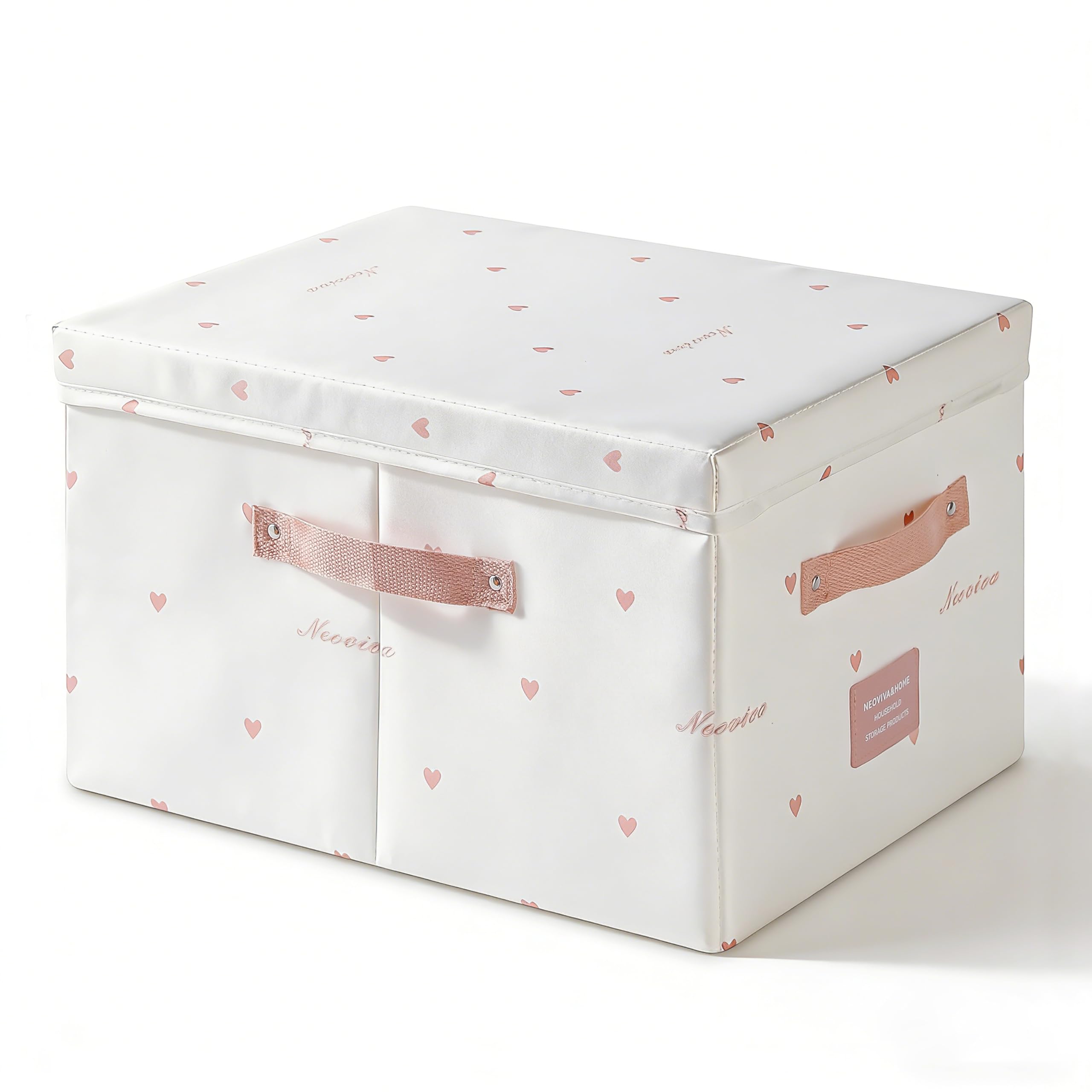 Amazon｜NEOVIVA 収納ボックス ふた付き 折りたたみ かわいい 収納