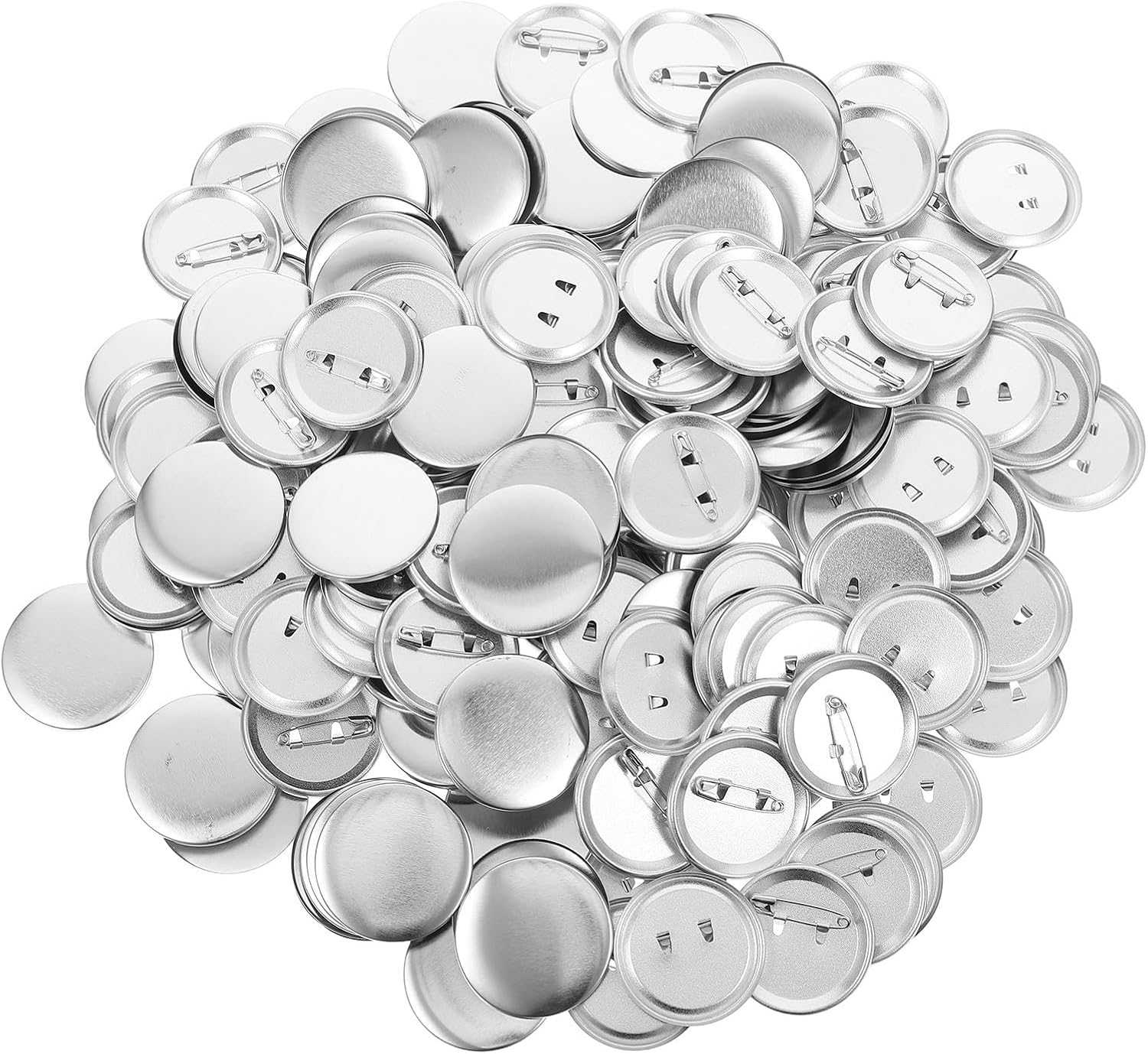 Blank Badge Pins DIY Button Making Supplies 50 Set