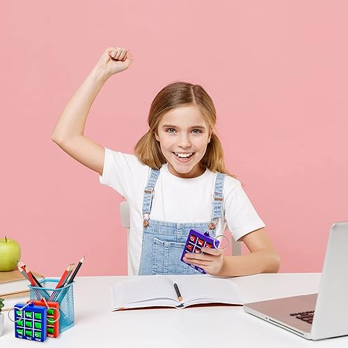 Miniatura 5 de Paquete de 24 llaveros Tic-Tac-Toe para juego de Tic-Tac-Toe, mini portátil de bolsillo para juegos de mesa de bolsillo Tic Tac Toe llavero para