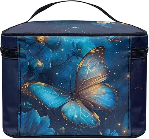 Miniatura 4 de Bolsa de maquillaje de viaje, bolsa de cepillo cosmético, estuche para artículos de tocador, bolsa organizadora de maquillaje multifuncional, Pavo