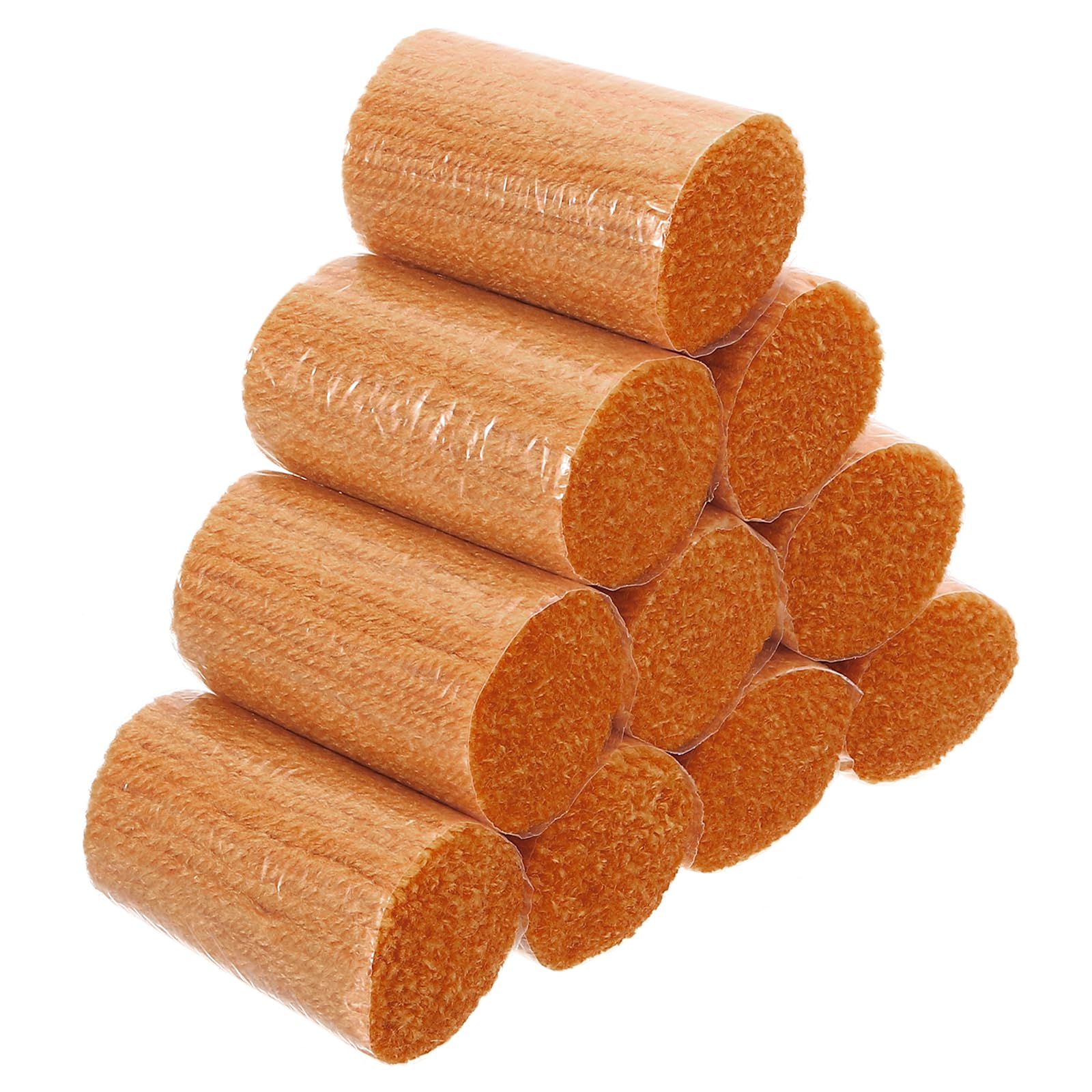 PATIKIL 10 Rolls Latch Hook Yarn, Precut Rug Making Kit for Adults Beginners Crochet Bundles for Tapestry DIY Craft Dark Brown