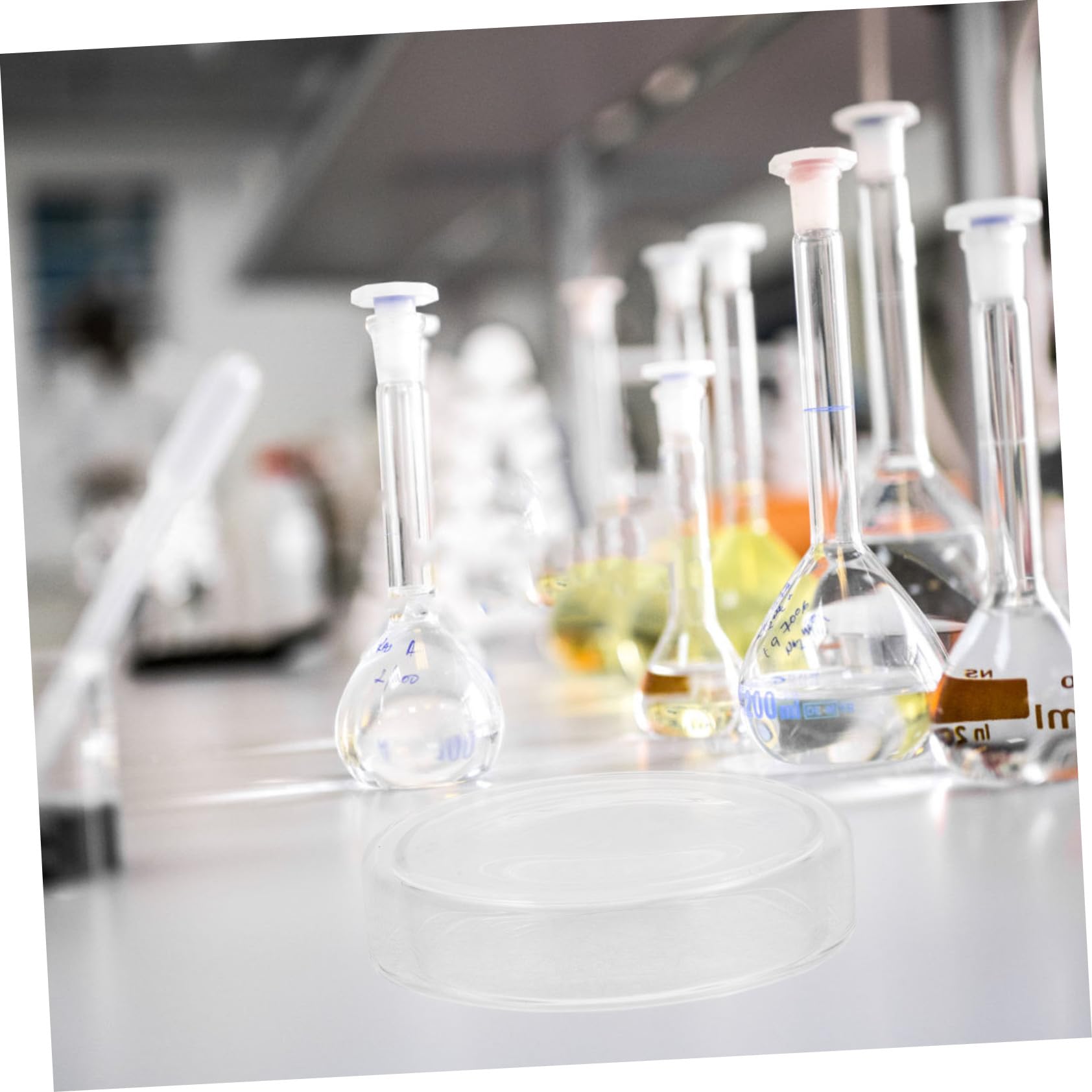 Baluue 6stücke Petrischalen Labor-petrischale mit Deckel Transparente Zell Petrischalen Hitzebeständiges Glas für Labor und Chemie-einsatz Wiederverwendbar und Robust für Experimente