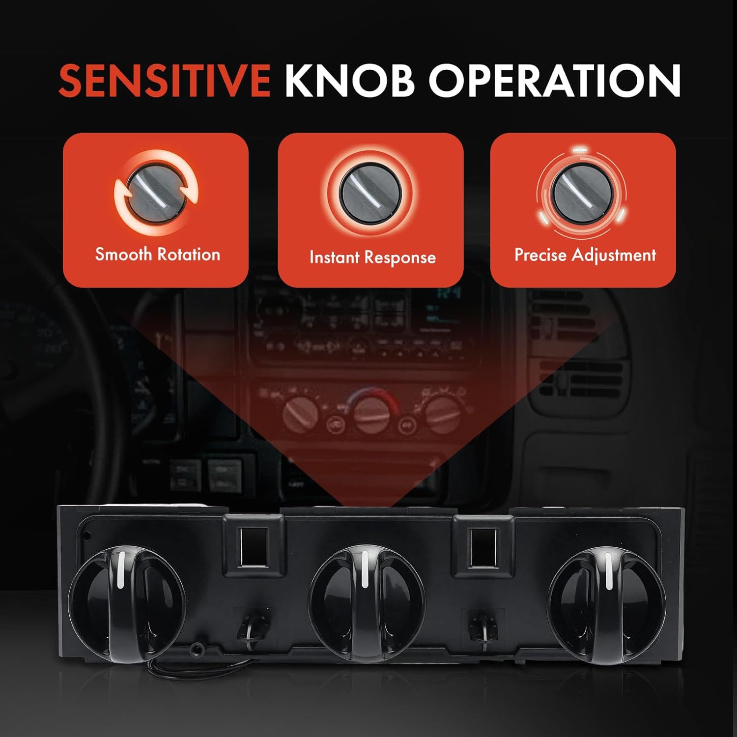 A-Premium Heater Climate Control Panel Module Compatible with Toyota Tundra 2000-2006