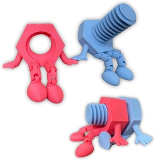 Funny Bolt And Nut Figurine