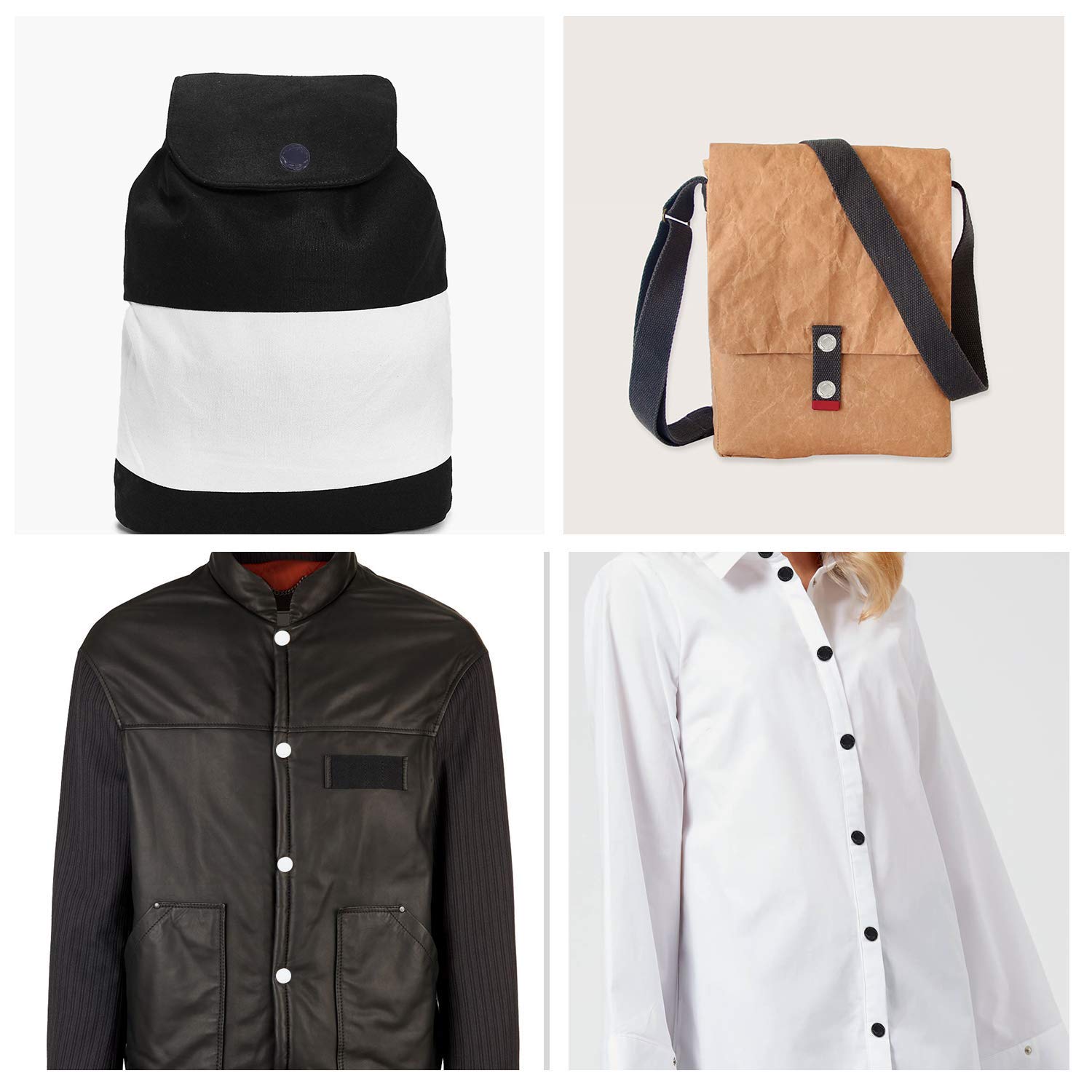 WedDecor Boutons-Pression 4 Parties Boutons Pression Avec Fixation Main Outils Pour Vêtements, Sacs, Maroquinerie, Accessoires Mode, Artisanat Bricolage Projets, 15mm - Blanc, 15mm