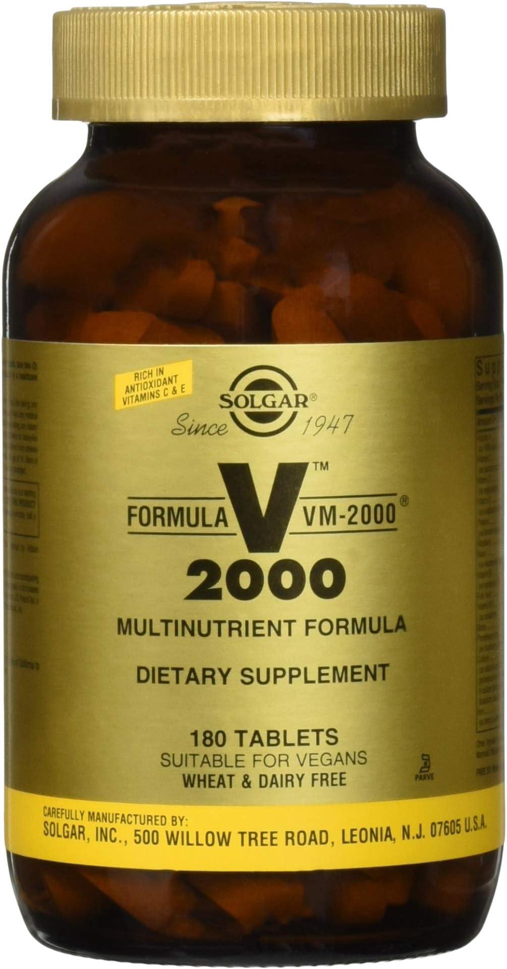 Solgar Formula Vm 2000 Multinutrient System