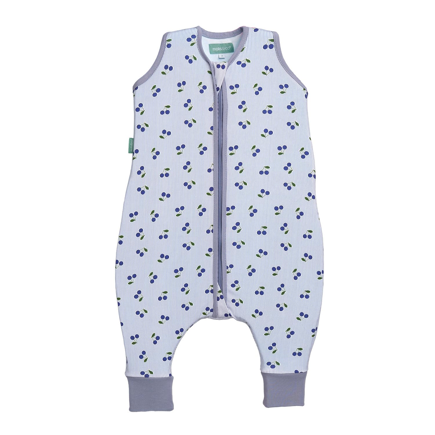 molis&co - Pijama Burbuja con Pies 0.5 TOG - 90 cm (3 años) - Ideal para Verano - 100% Algodón (Oeko-Tex 100) - Summer Sea — view 13