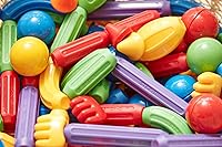 Vista 8 de STICK O Basic - Juego de construcción magnético de 30 piezas, colores del arcoíris, juguete educativo de construcción STEM a partir de 18 meses