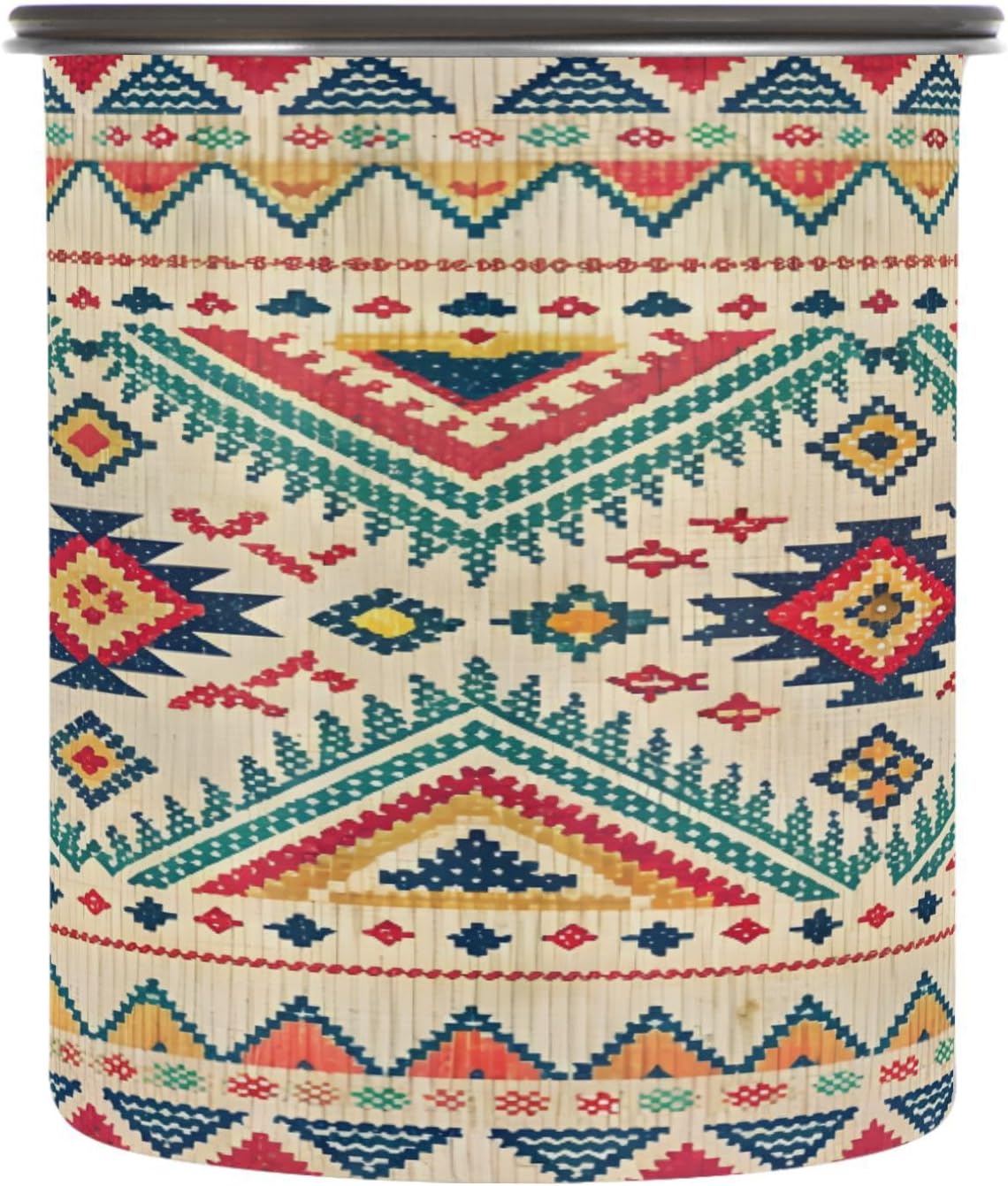 Coffee Canister WELLDAY Tribal Navajo Acero Inoxidable 30 OZ