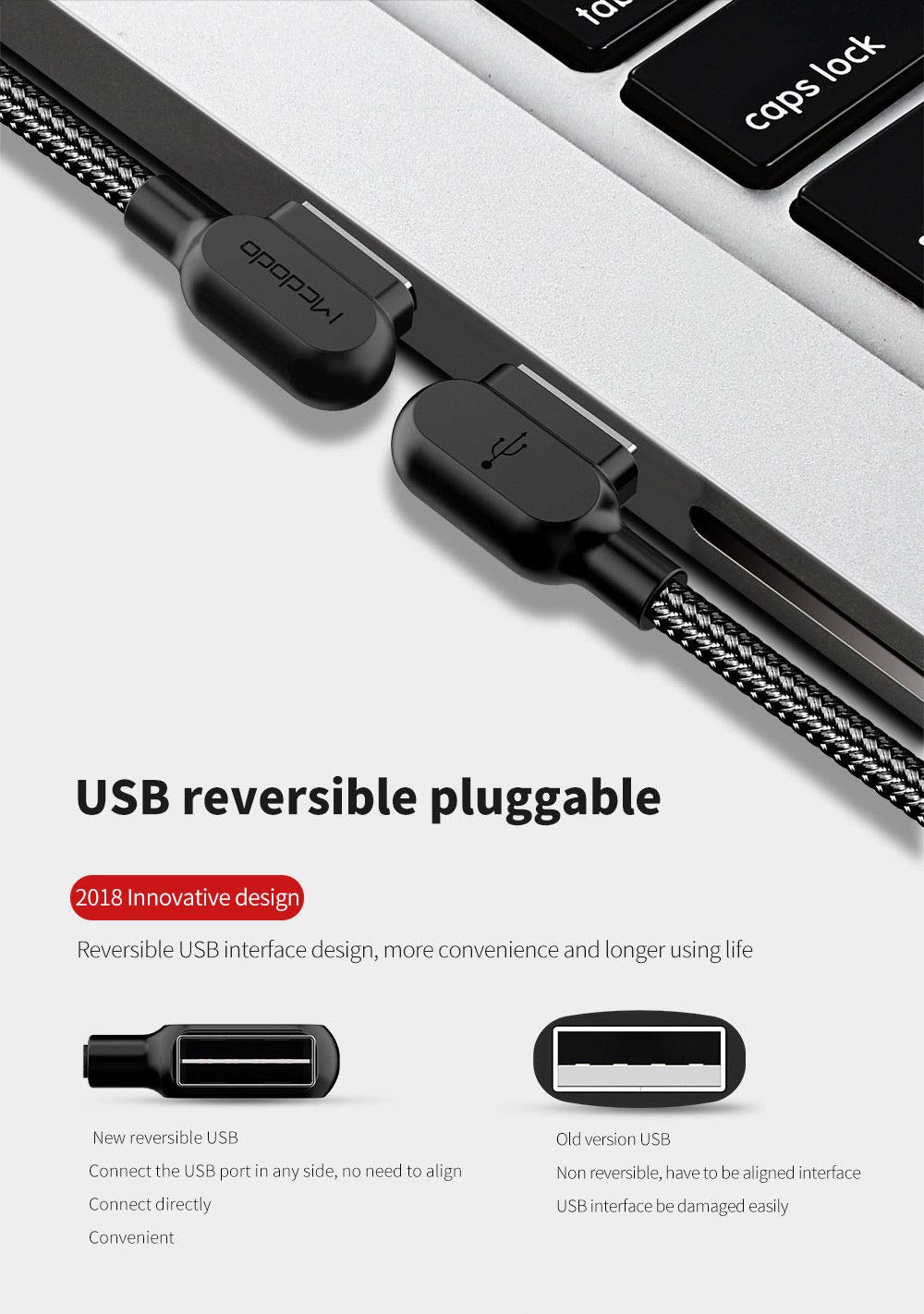USB Type C 90 Degree Right Angle Elbow Design Game LED Nylon Braided Sync Charge USB Data 6FT/1.8M Cable Compatible Samsung Galaxy S20 S10 S9 S8 Plus Note 10 LG Google Pixel OnePlus and More