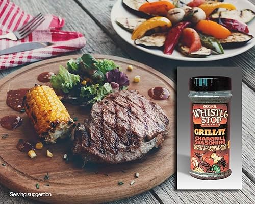 Miniatura 5 de Recetas originales de WhistleStop Cafe  Condimento Grill-It Chargrill  5.6 oz (1 coctelero)