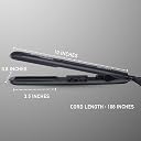 Ikonic Professional Glam Hair Straightener| Tourmaline Ceramic Floating Plates,Auto Heat Control Up To 230°C,Fast Heat-Up,For Straighten,Curl&Wave,Salon Hair Styling,Lightweight,Travel-Friendly,Black gallery image
