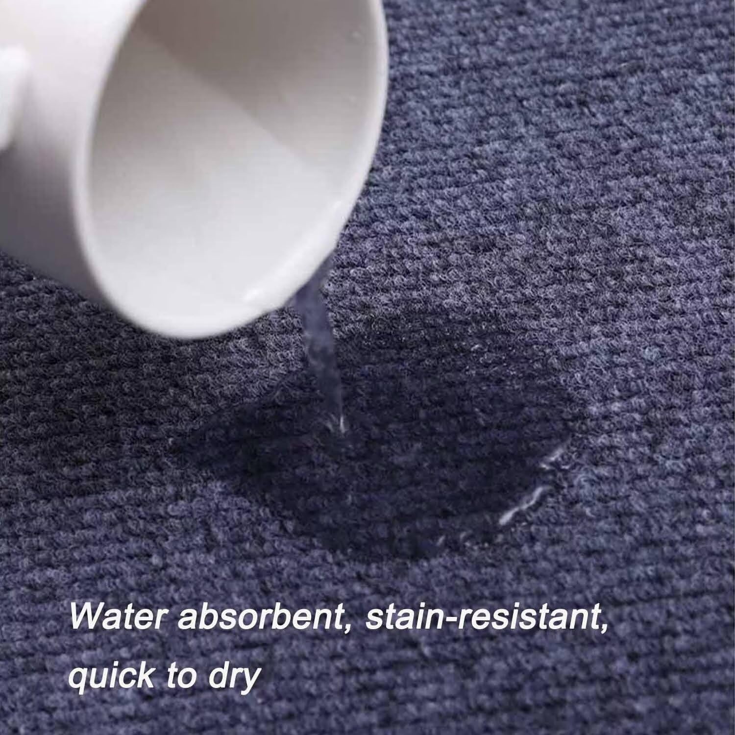 Tapis de protection de sol pour chaise de bureau - Bleu - 60 x 90 cm - Durable et protecteur pour chaise de bureau