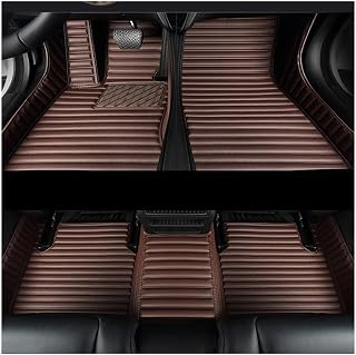 bilmattor Randig Pu-lädermatta för bil för BMW F07 Gran Turismo 5-serien 2010-2013 År Interiör Biltillbehör Matta bilmatta(4)
