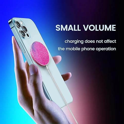 Miniatura 6 de Lenwell Almohadilla de carga rápida inalámbrica con certificación Qi de 15 W Max para iPhone 12, 12 Pro Max, SE, 11, 11 Pro, 11 Pro Max, XR, XS,