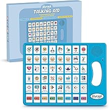 Joyreal AAC Device for Autism, Non Verbal Communication Tools for Speech Therapy & Stroke Rehab. Speech Communication Tablet, Autism Talking Aids with 8 Programmable Buttons & Adjustable Volume