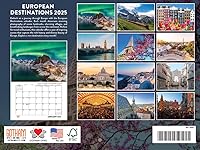 Vista 150 de Calendario de pared mensual 2025 de México, 12 meses, fabricado en Estados Unidos