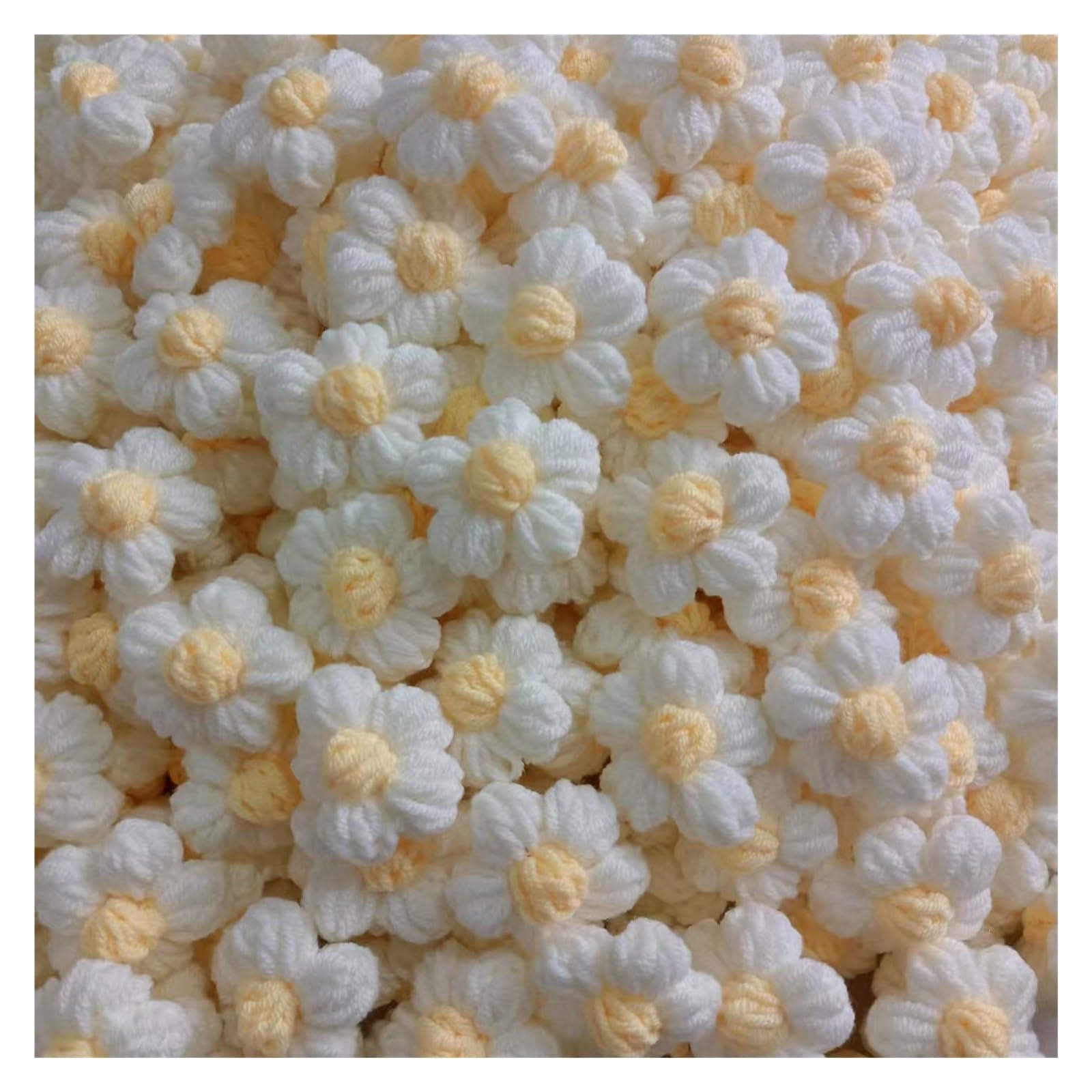 DIY Quilting Fabric kit 100PCS DIY Knitted Flower Handmade DIY Craft
