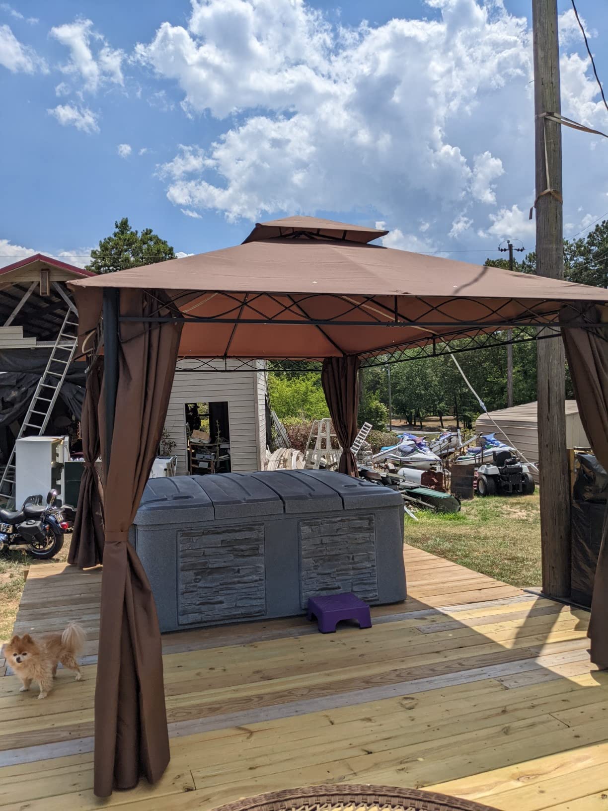 37/mo Finance FDW Canopy Tent Gazebo 10' X 13' Grill Gazebo for