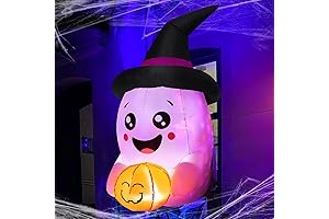 COMIN Halloween Inflatable Ghost - 3.6 Feet Spooky Yard Decoration