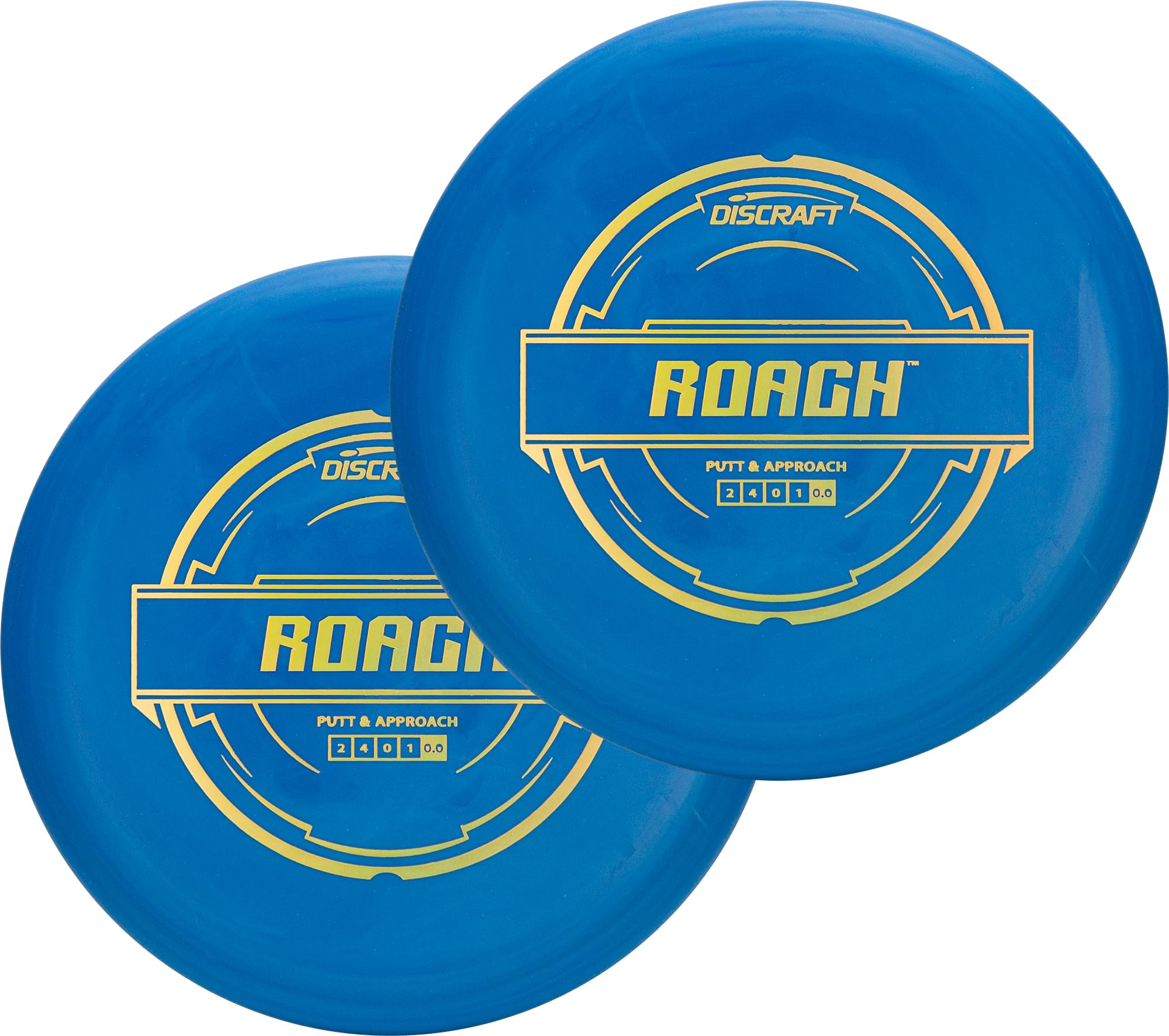 DiscraftRoach Putter Twin Pack – Identical Putters | Putter Blend | 173 – 174g | Matching Disc Color & Foil | Disc Golf Putt and Approach Disc