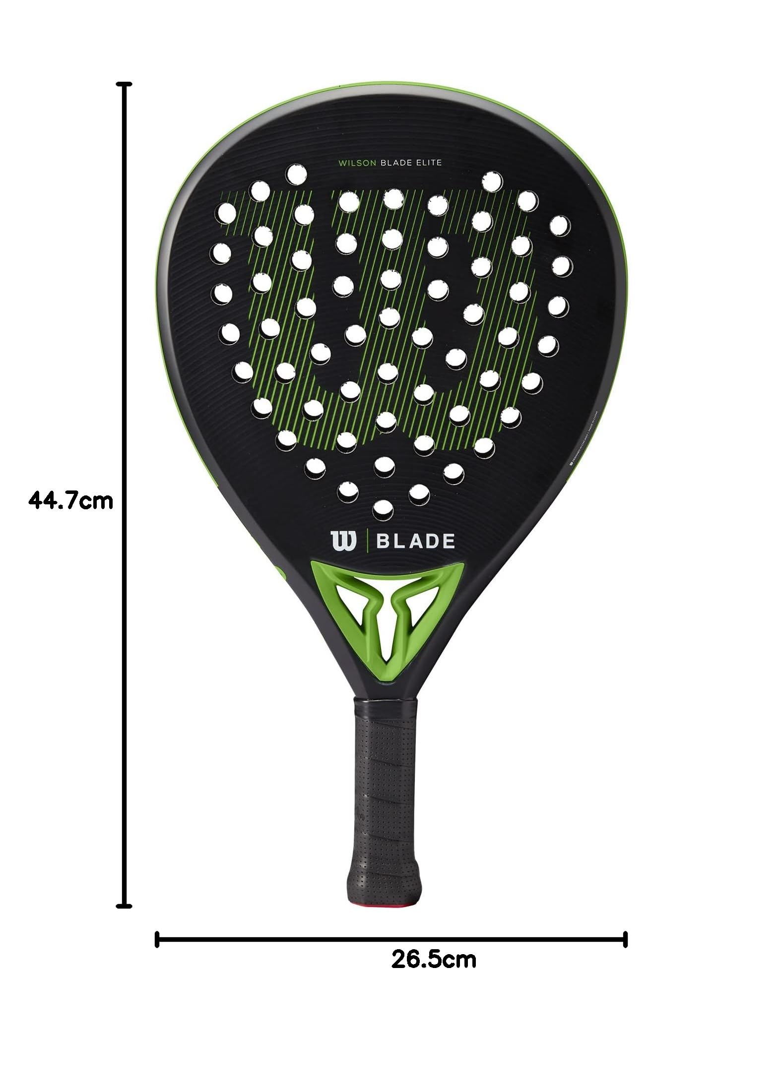 Wilson Blade Elite V2 Padel 2 Łopata, Dorośli Unisex, Czarny/Neonowy Zielony/(Wielokolorowy)