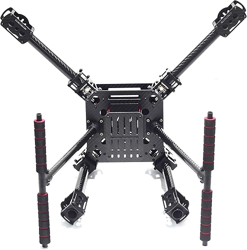Miniatura 4 de Readytosky ZD550 Quadcopter Frame 21.654 in Marco plegable de fibra de carbono Drone Frame con fibra de carbono Landing Skid