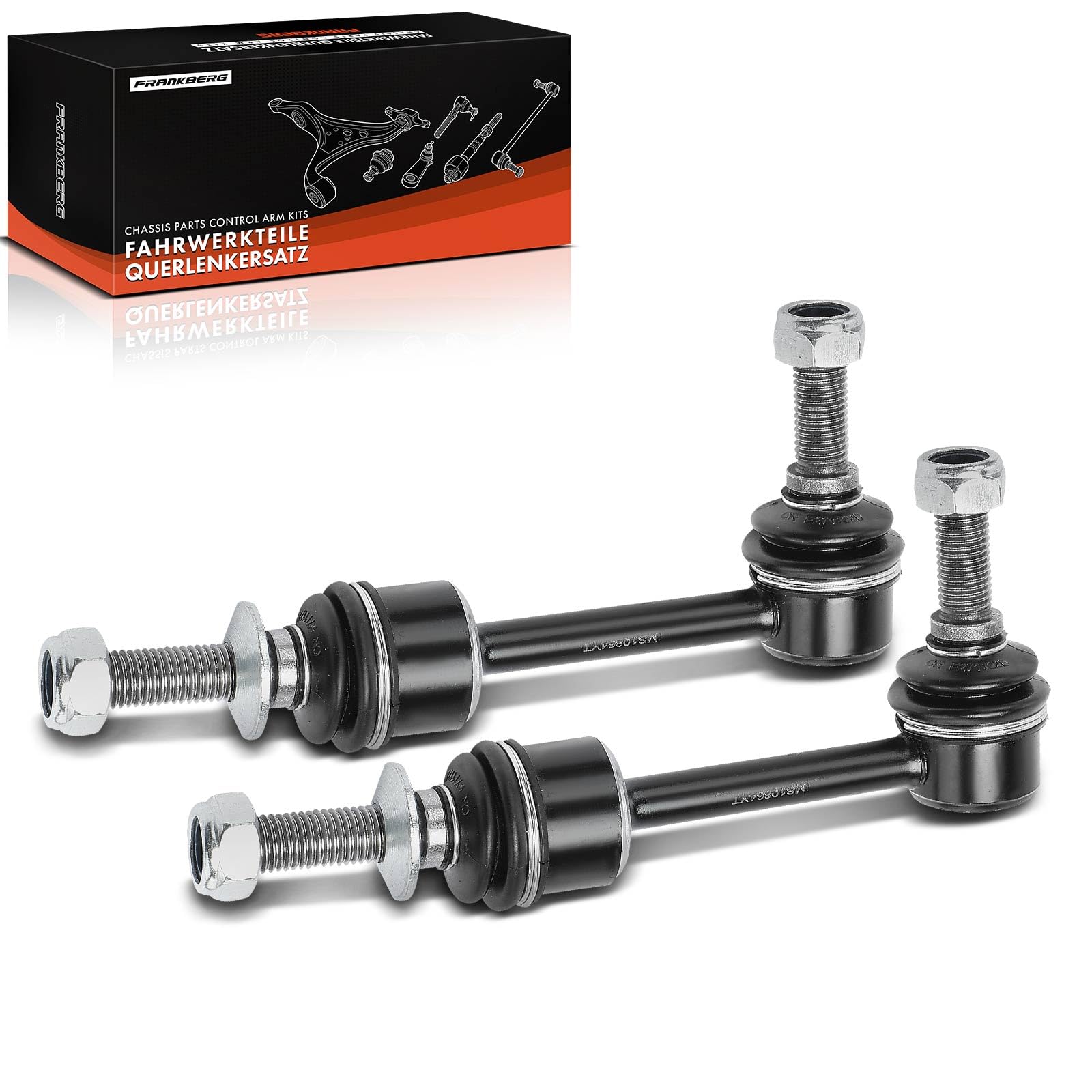 Frankberg 2x Biellette de barre stabilisatrice d'essieu arrière | 33556771937 essieu arrière, 33556771937; Compatible avec: X5 F15 F85, X6 E71 E72, X6 F16 F86, X5 E70