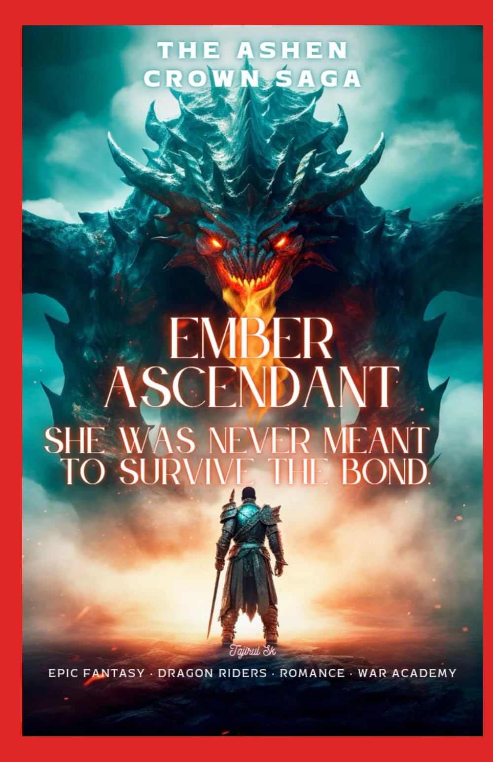 EMBER ASCENDANT: She was never meant to survive the bond. Epic Fantasy · Dragon Riders · Romance · War Academy: 1 (THE ASHEN CROWN SAGA)