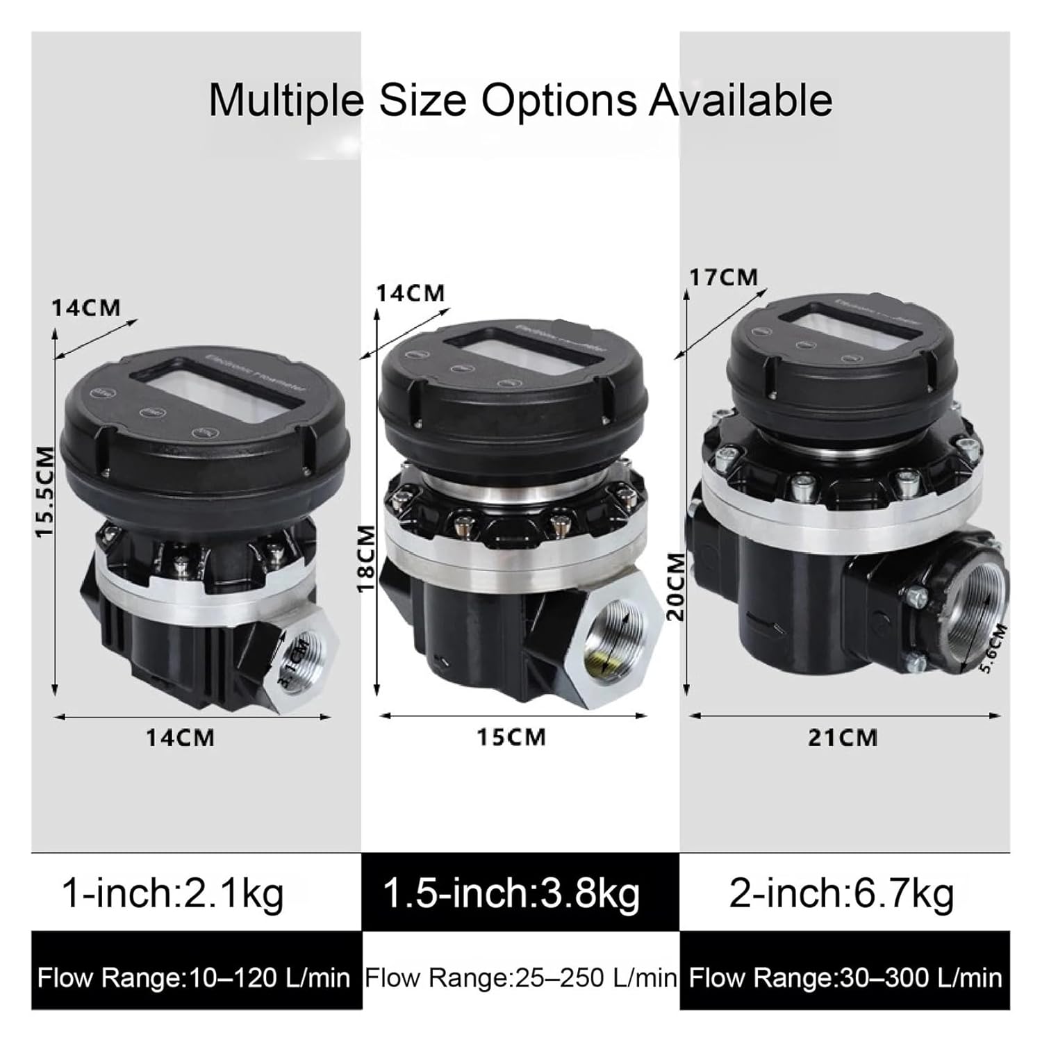 Oval Gear Flow Meter 4 inches